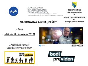 PREVENTIVNA AKCIJA PEŠCI 2017